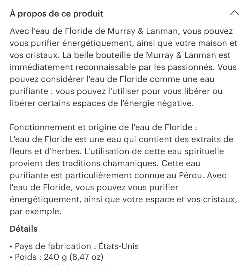 Eau de Floride