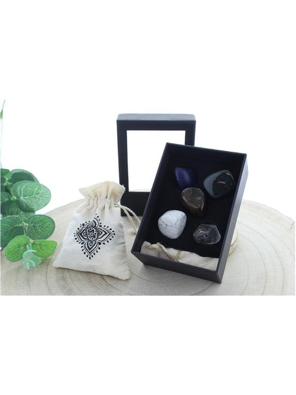 Coffret 5 Pierres Roulées Taille L Zen Bien-être