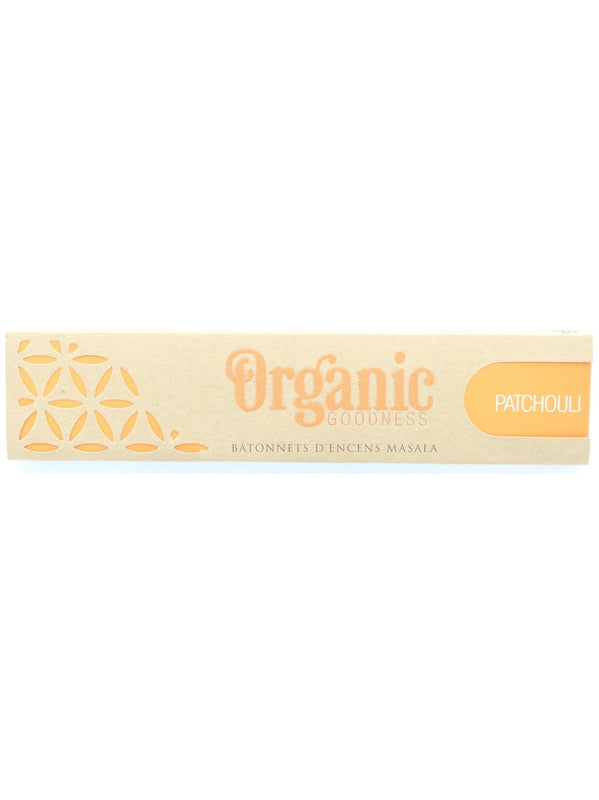 Encens Bâton Organic Patchouli 15 grs