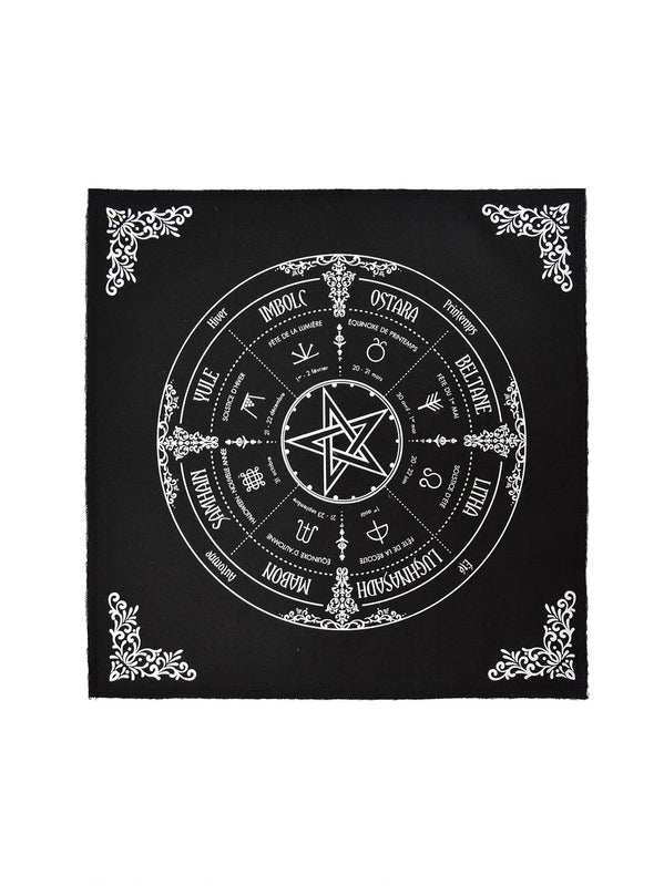 Nappe d'autel Roue de l'année Wicca
