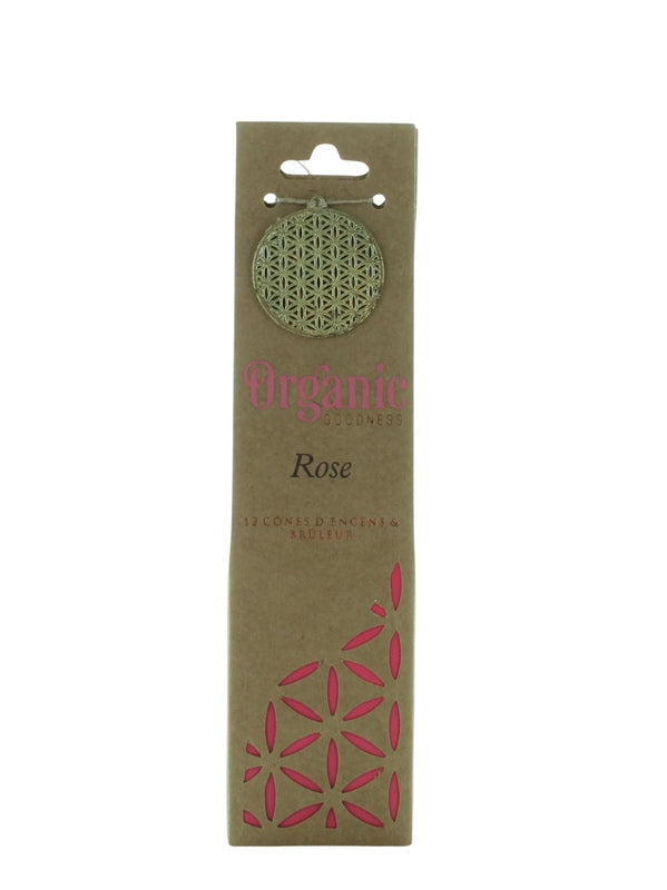 Encens Cône à la rose Organic