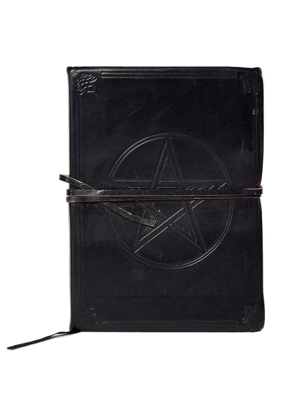 Grimoire en Cuir Pentacle