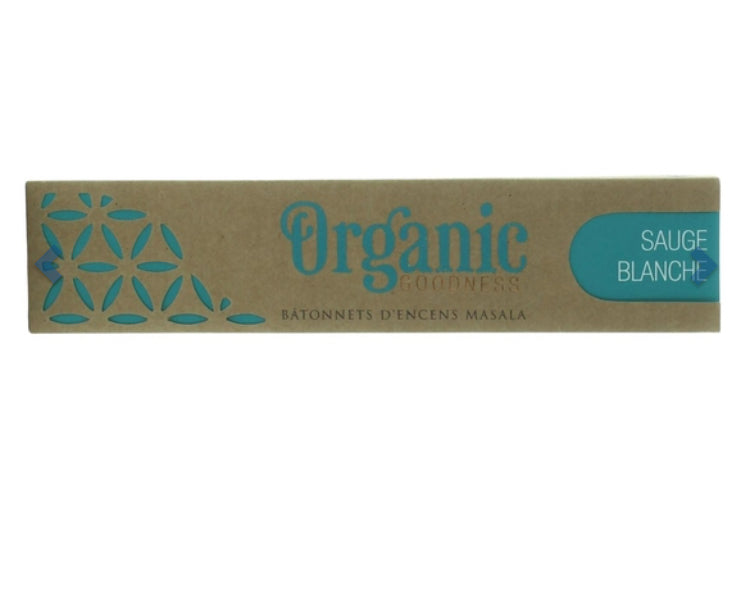 Encens Bâton Organic Sauge Blanche 15 grs