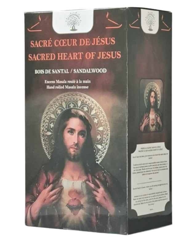 Encens sacré cœur de Jésus au bois de santal