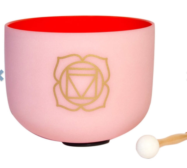 Bol chantant en Cristal Chakra Racine