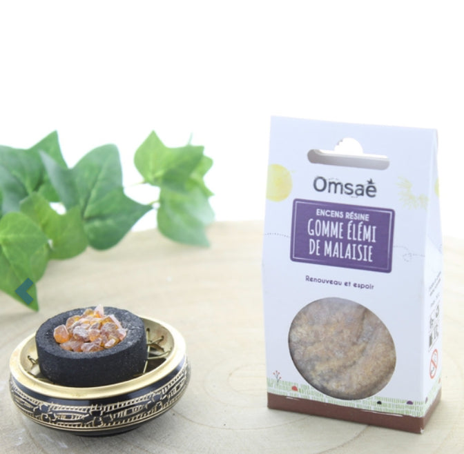 Encens résine en grains Gomme Élémi de Malaisie 50 g