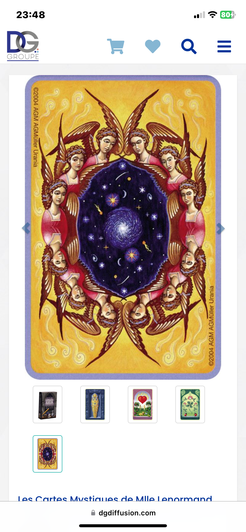Les Cartes Mystiques de Mlle Lenormand