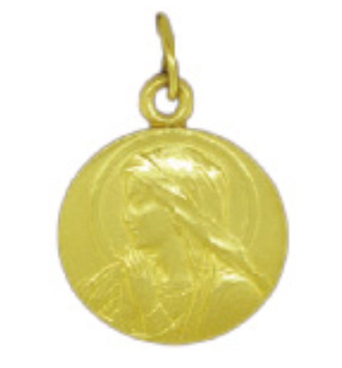 Médaille Vierge en Prière - Plaqué Or
