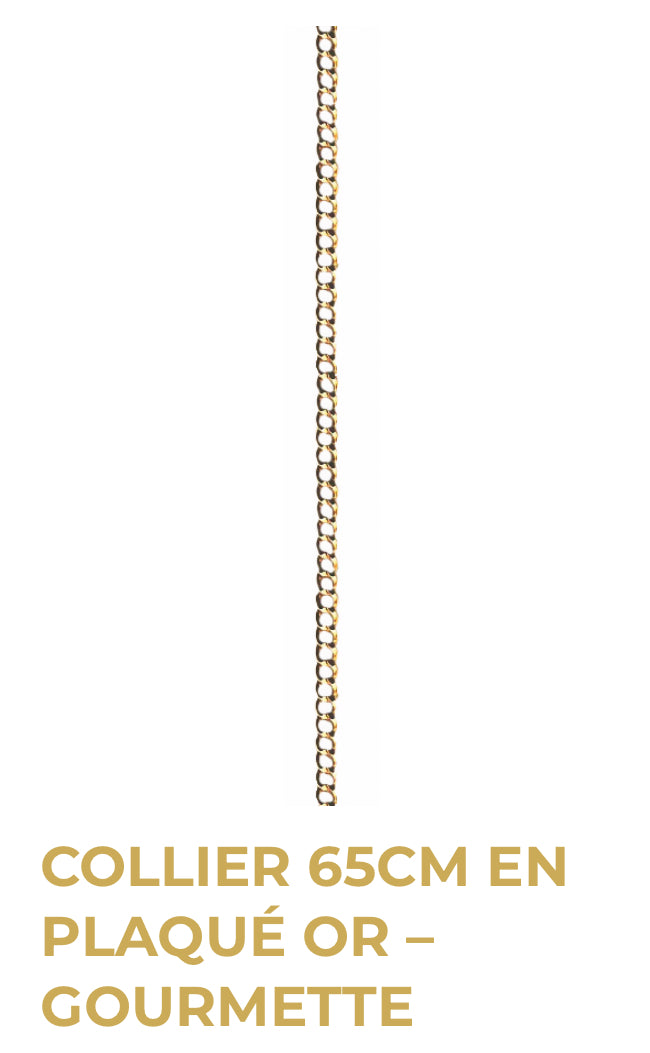 Chaine Plaqué or 65cm