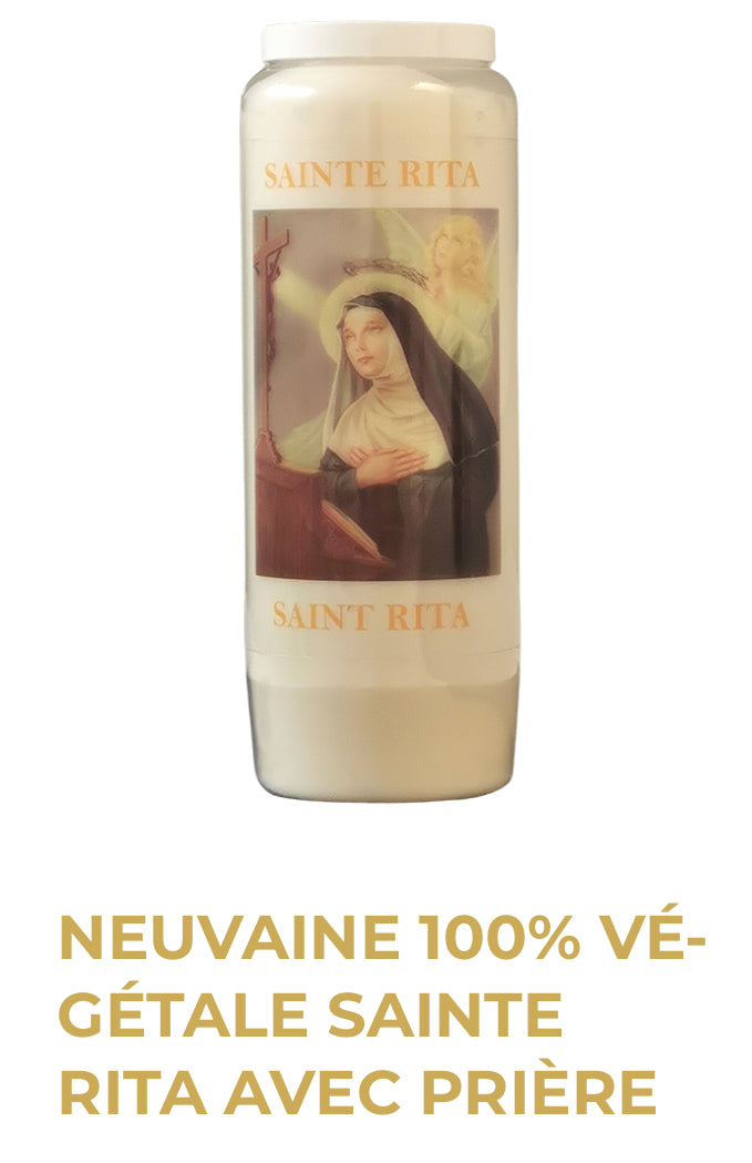 Bougie Neuvaine Sainte Rita