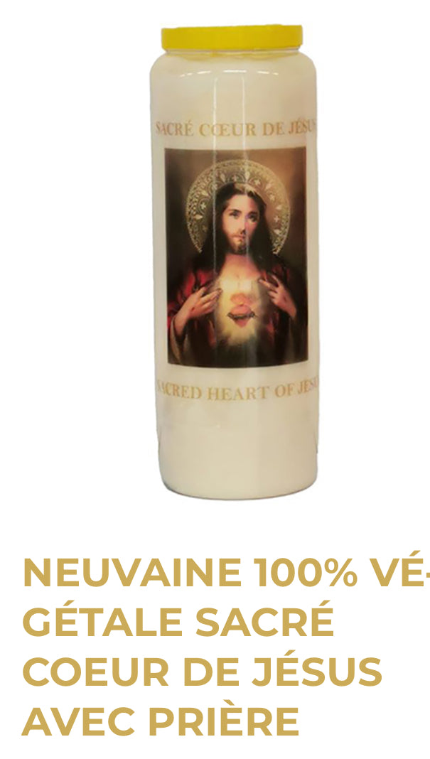 Bougie Neuvaine Jésus
