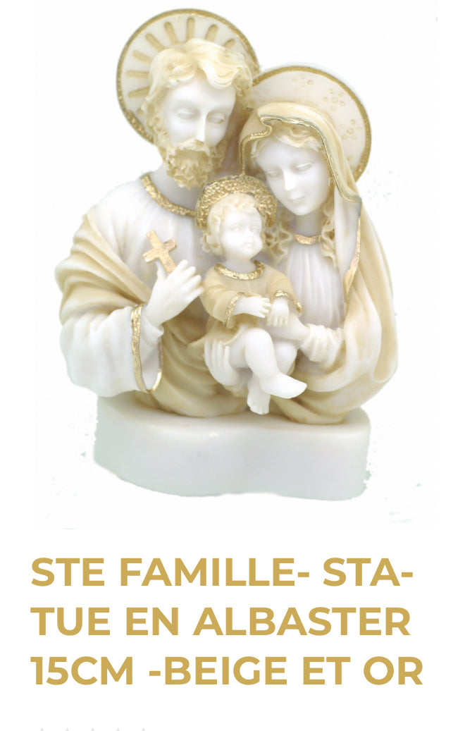 Statue en Albâtre - Sainte Famille