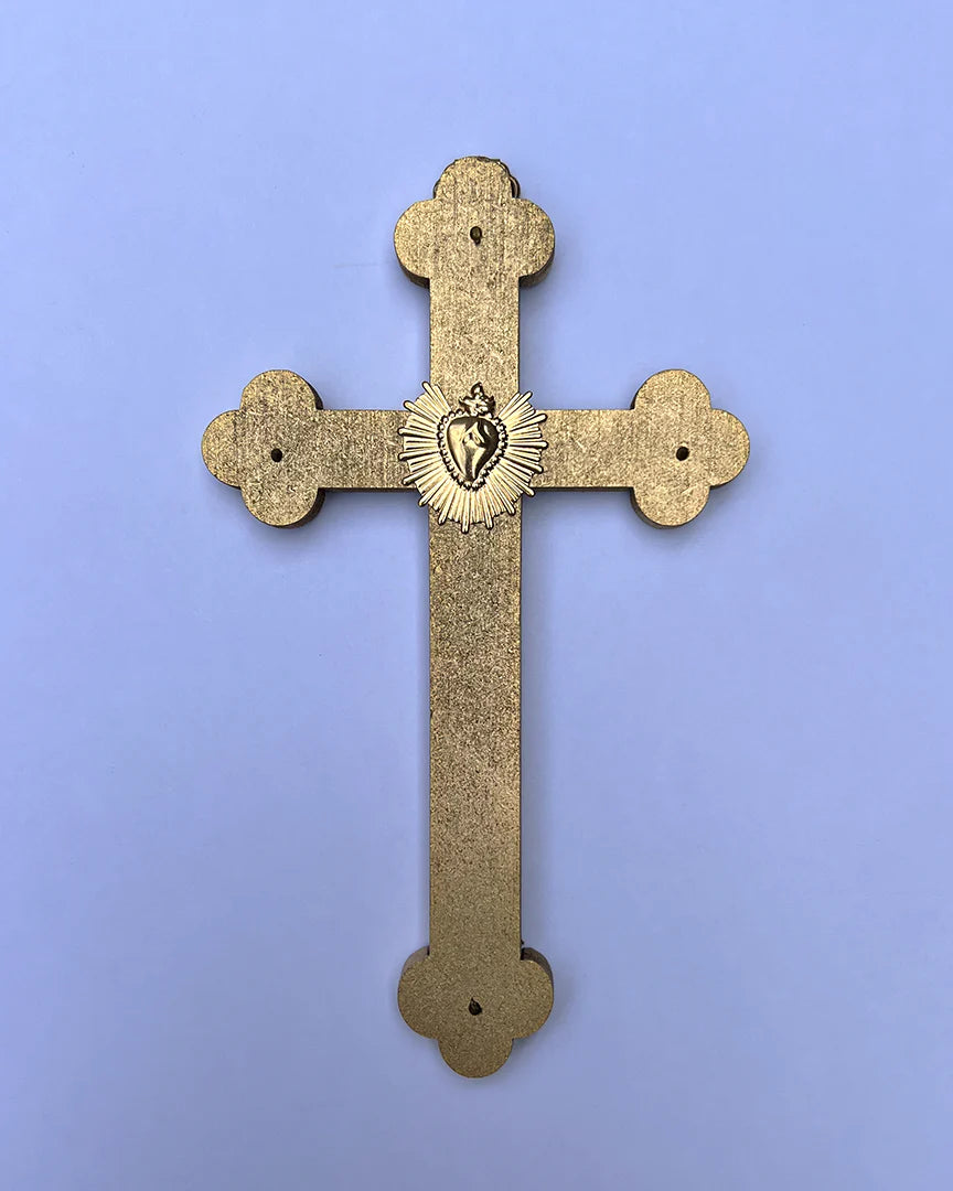 Crucifix ex voto rayonnant
