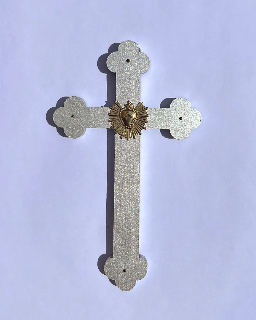 Crucifix ex voto rayonnant