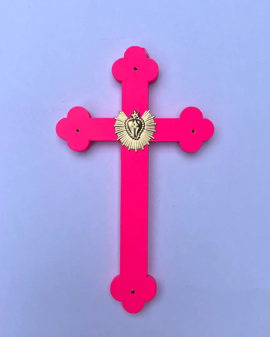 Crucifix ex voto rayonnant