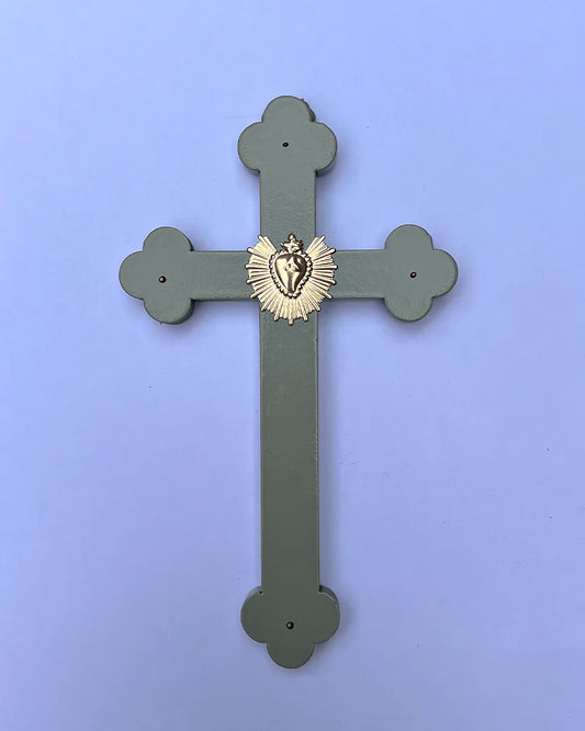 Crucifix ex voto rayonnant