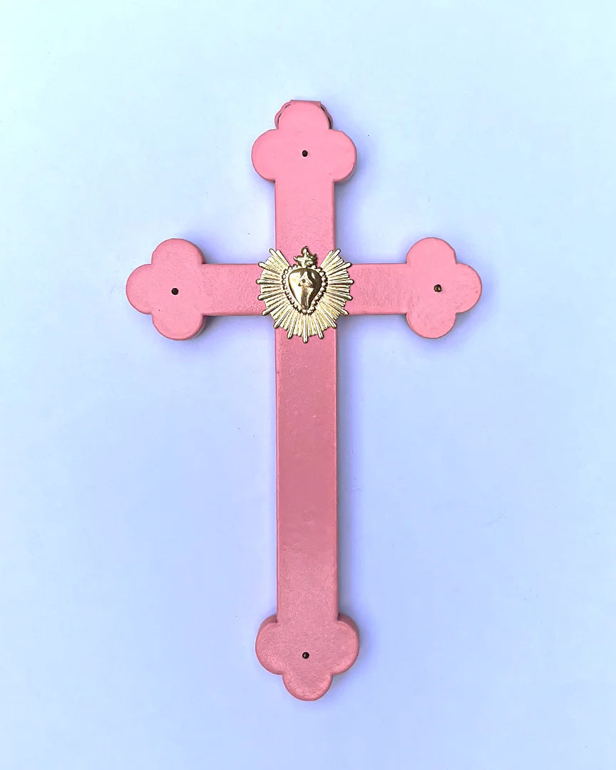 Crucifix ex voto rayonnant