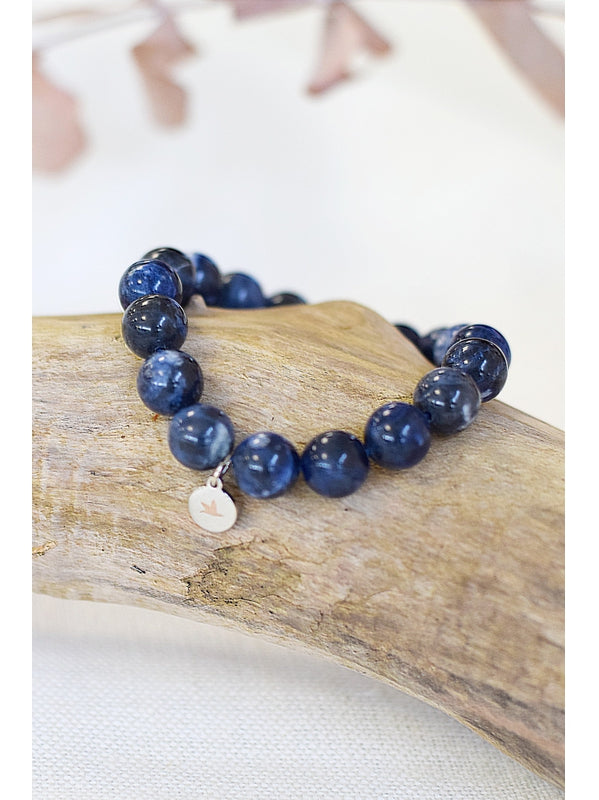 Bracelet Sodalite Perles rondes 10 mm