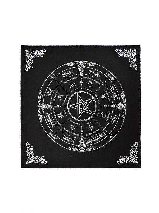 Nappe d'autel Roue de l'année Wicca