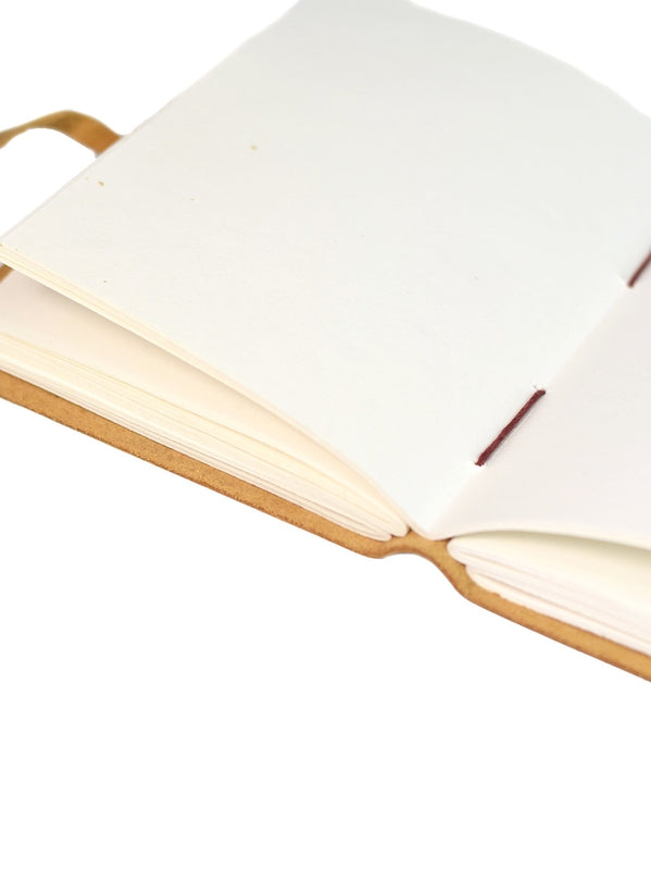 Grimoire en cuir Camel Arbre de vie - Petit Format