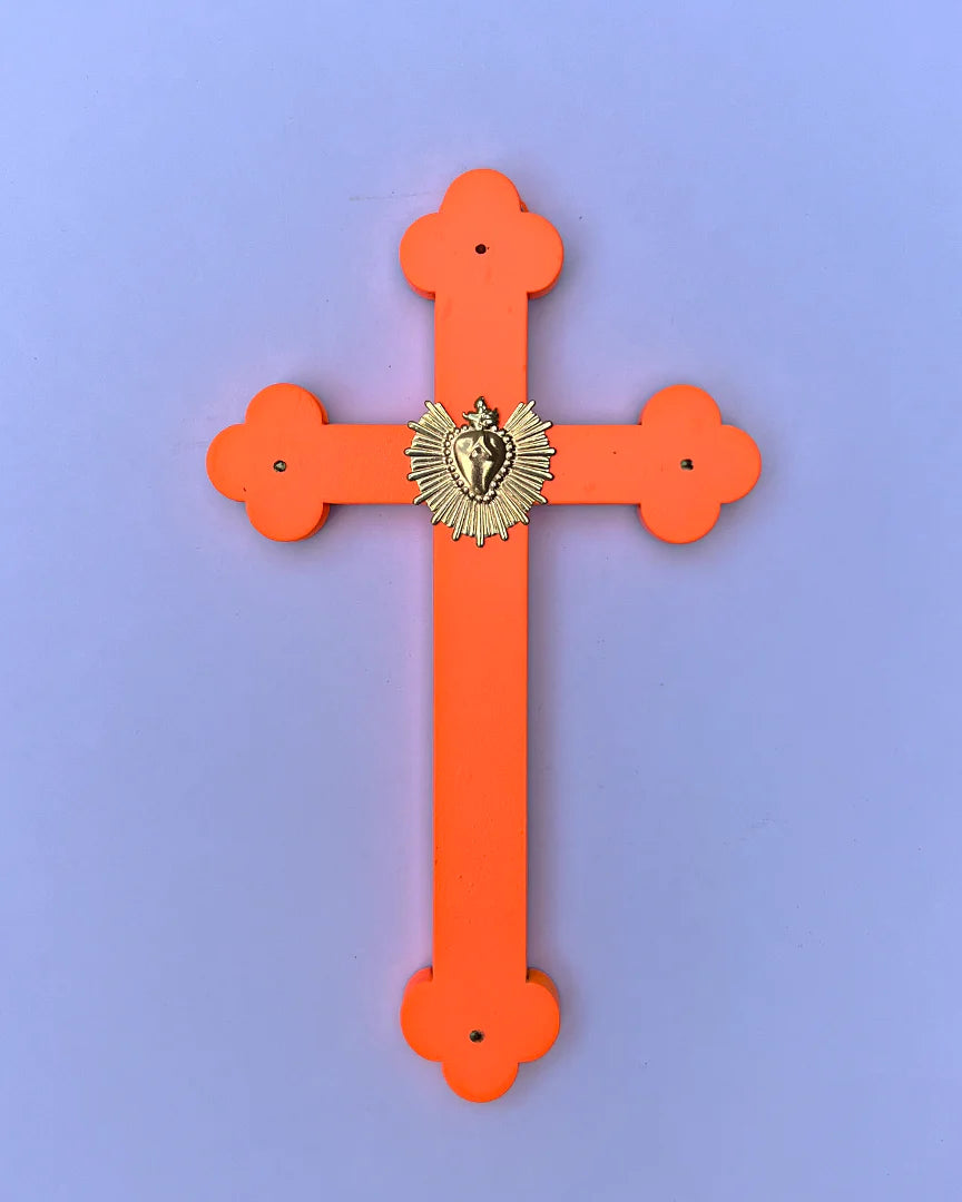 Crucifix ex voto rayonnant
