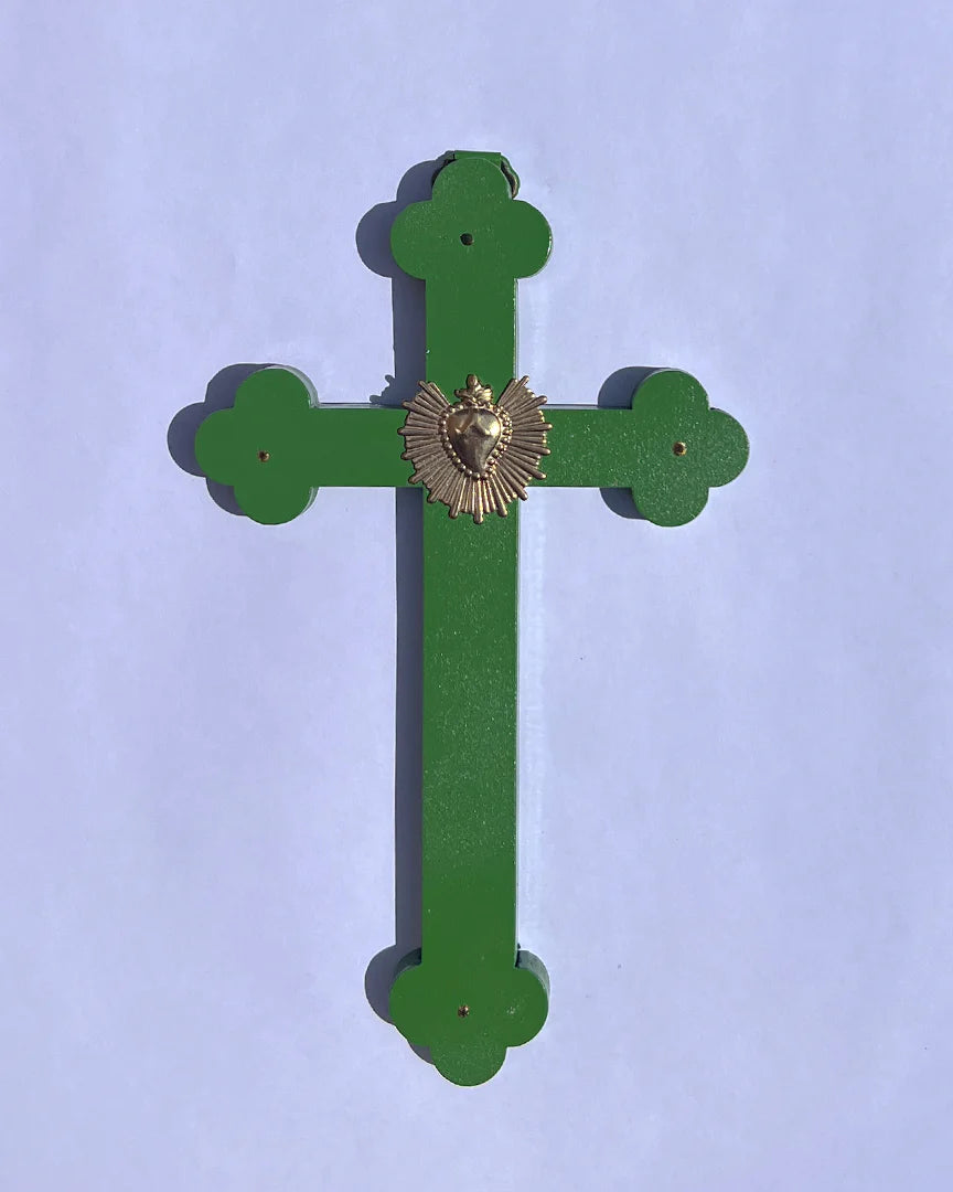 Crucifix ex voto rayonnant