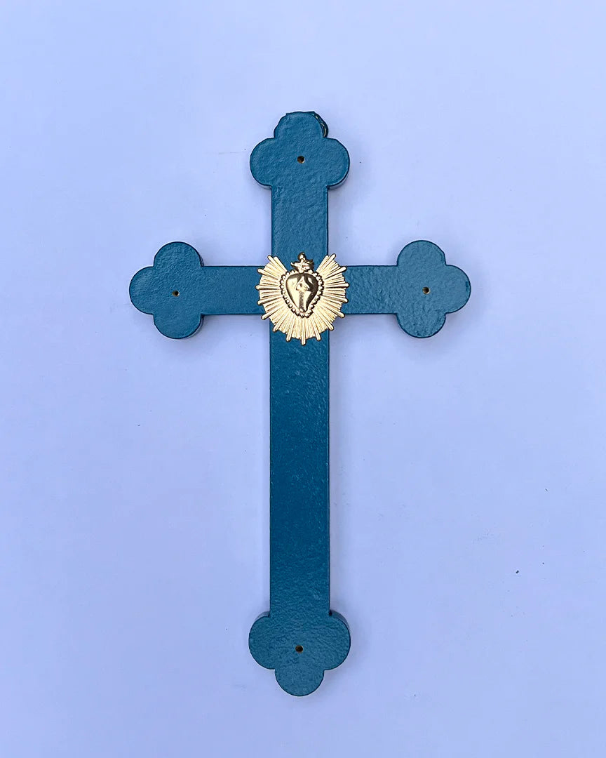 Crucifix ex voto rayonnant