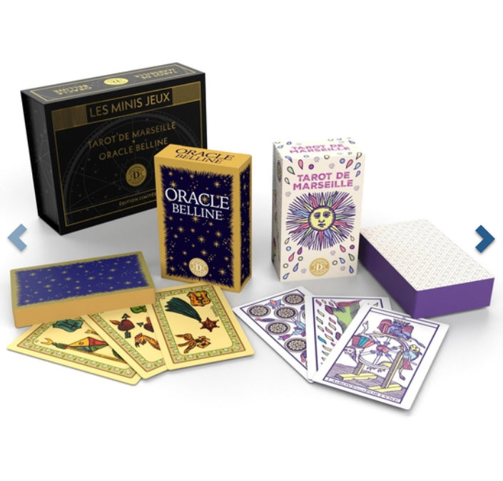 Coffret mini jeux : Tarot de Marseille et Oracle Belline