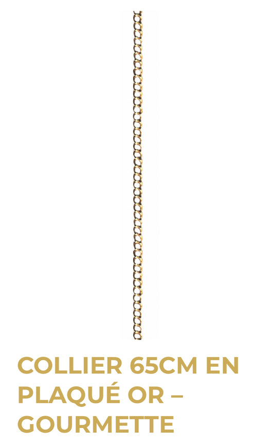 Chaine Plaqué or 65cm