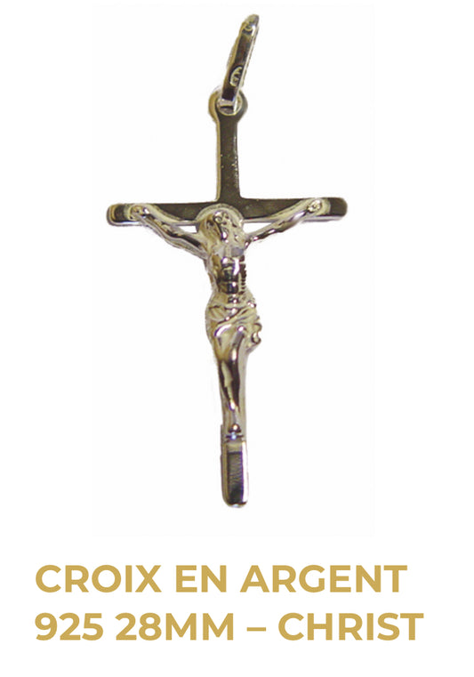 Croix Argent 925 - Christ