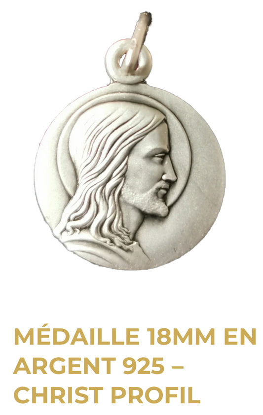 Médaille Christ - Argent 925