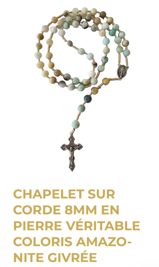 Chapelet en Amazonite