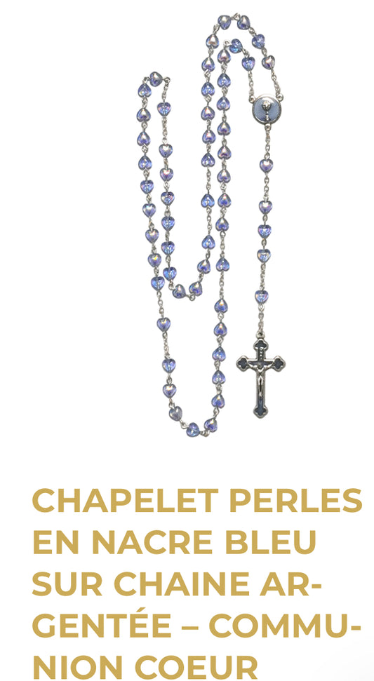 Chapelet Coeur bleu
