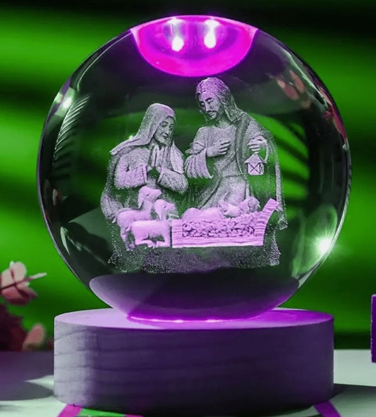 Lampe Boule Cristal