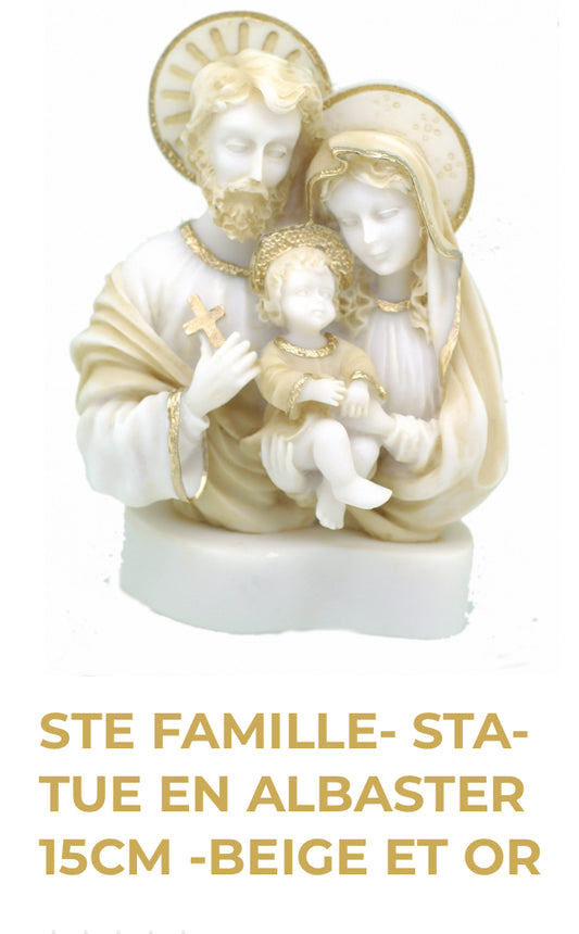 Statue en Albâtre - Sainte Famille