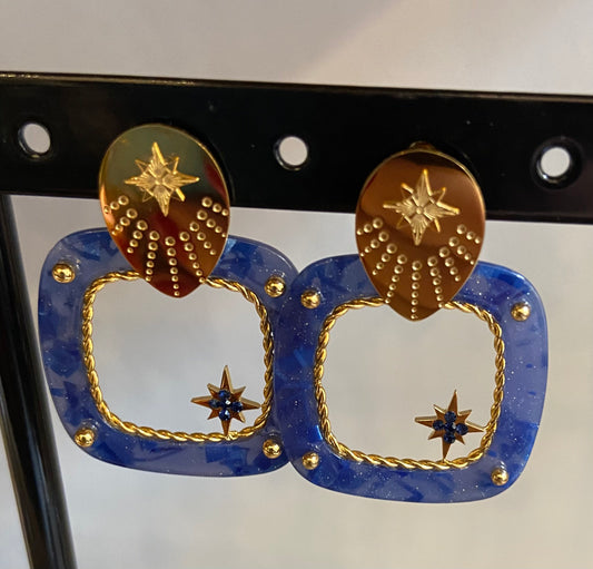 Boucles d'oreilles " Stella"